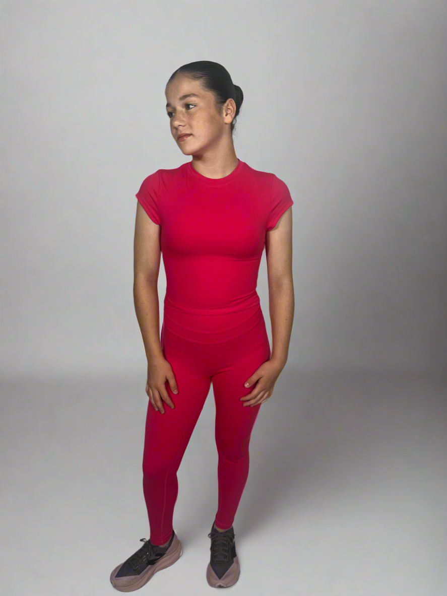 FIA YOGA BASICS HOT PINK LEGGINGS