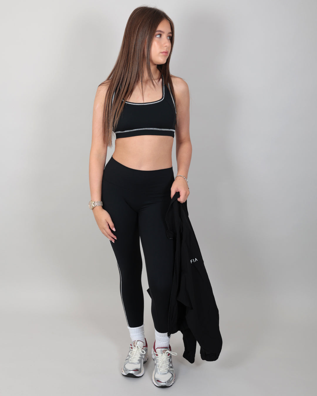 FIA SPORTS BRA TOP - BLACK