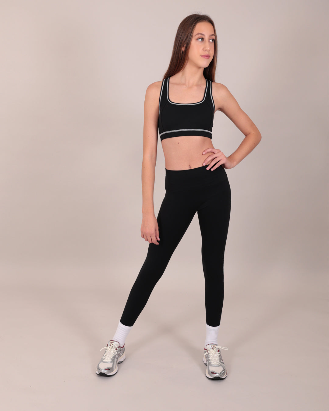 FIA SPORTS BRA TOP - BLACK