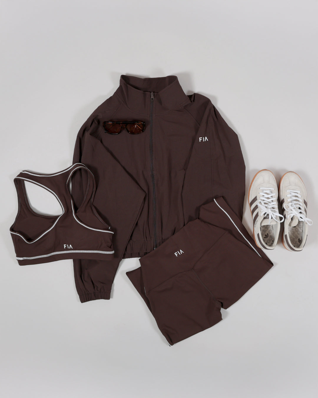 FIA SPORTS LEGGINGS - BROWN