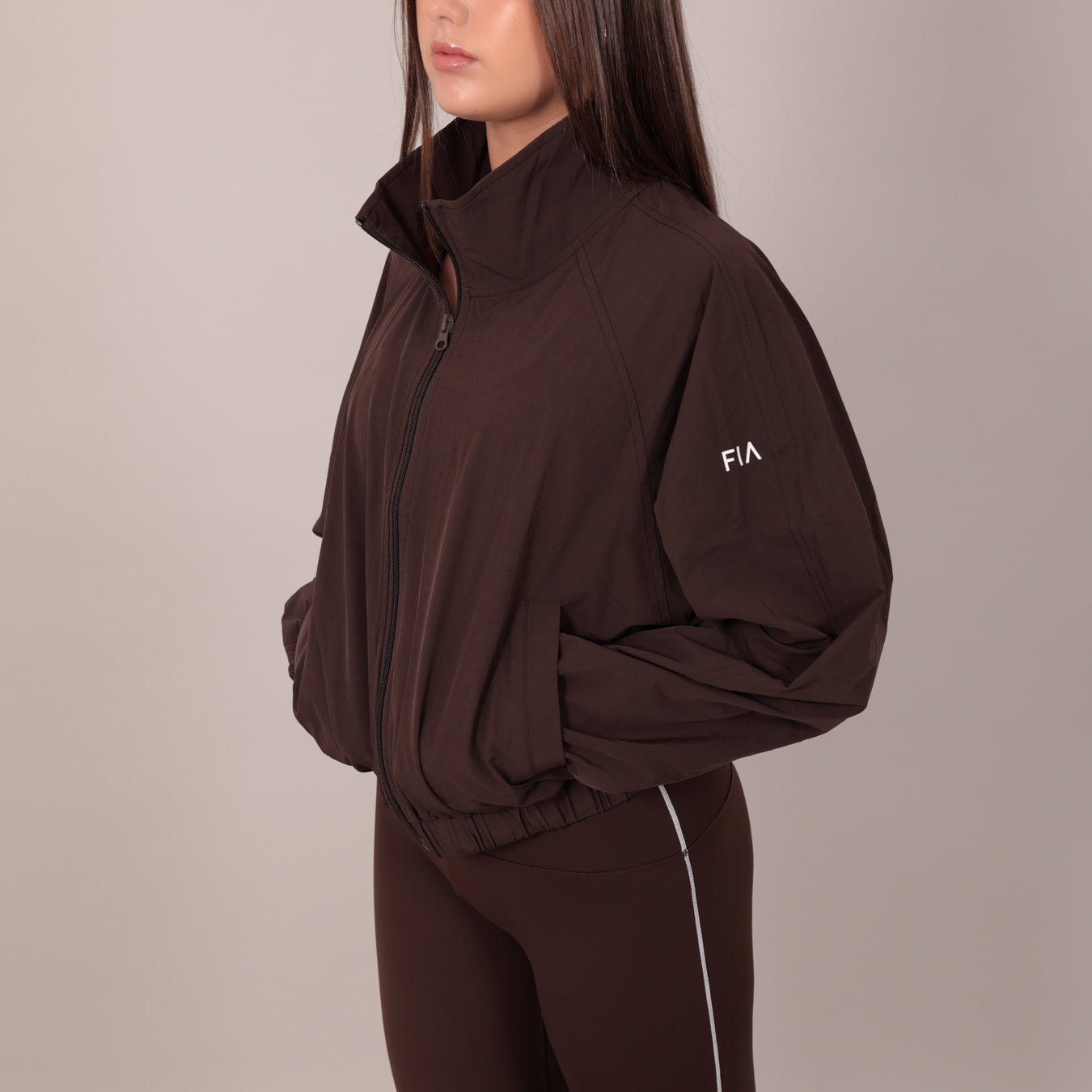 FIA BOMBER JACKET - BROWN