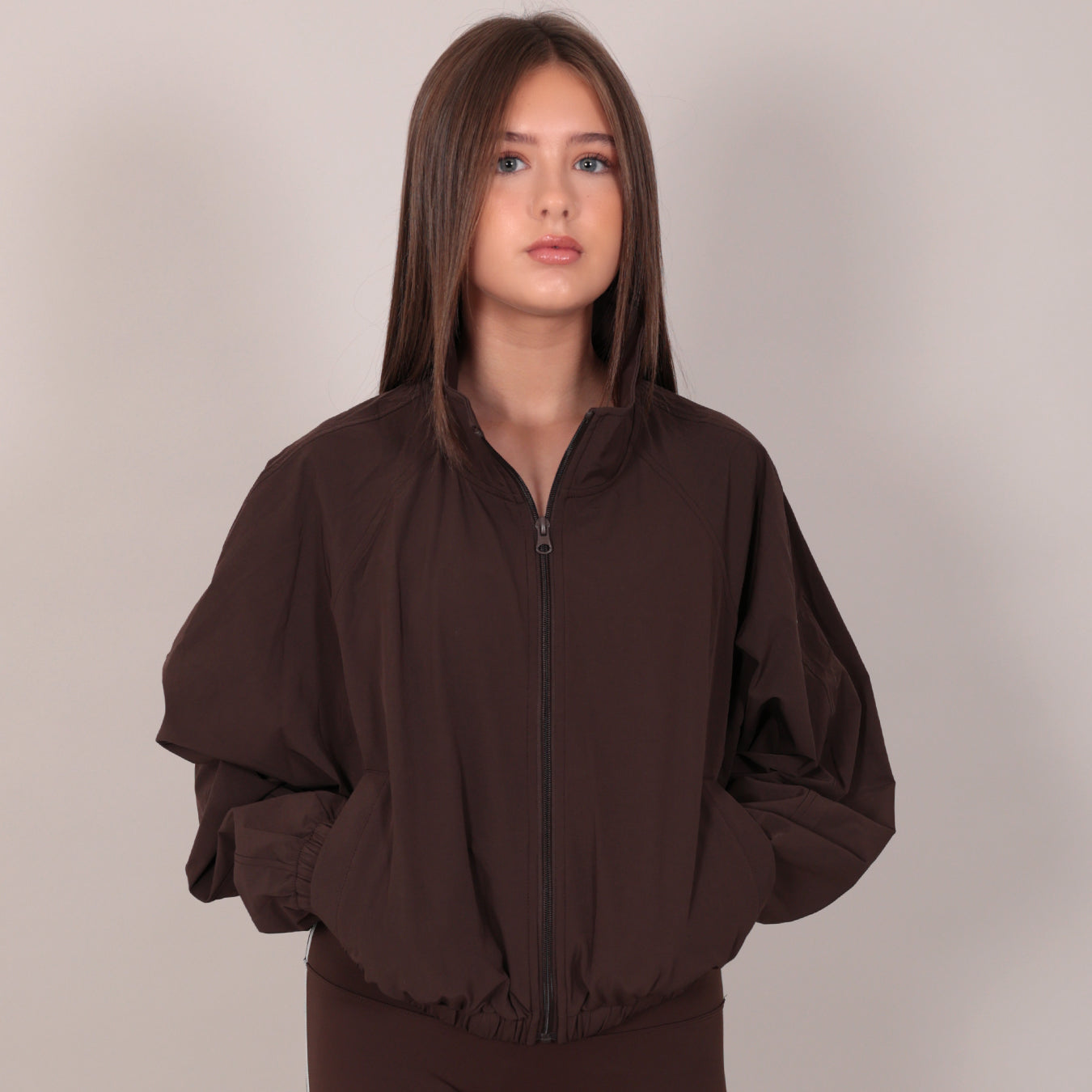 FIA BOMBER JACKET - BROWN