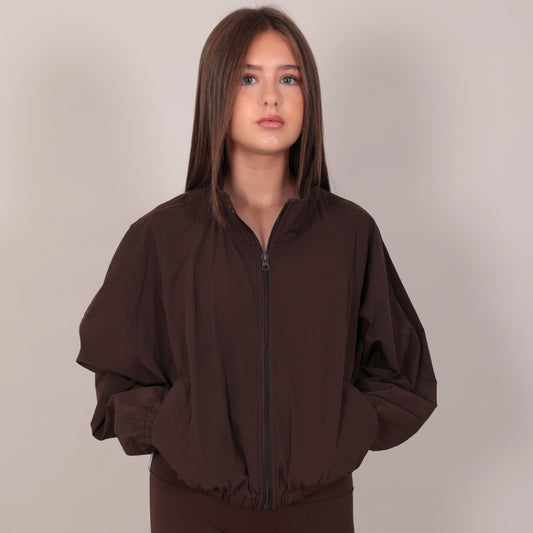 FIA BOMBER JACKET - BROWN