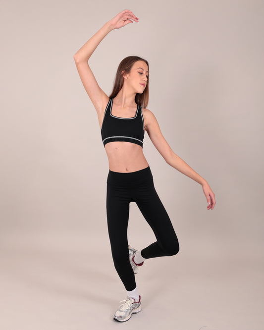 FIA SPORTS BRA TOP - BLACK