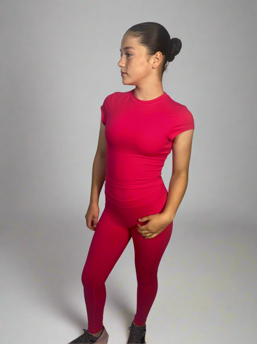 FIA YOGA BASICS HOT PINK LEGGINGS