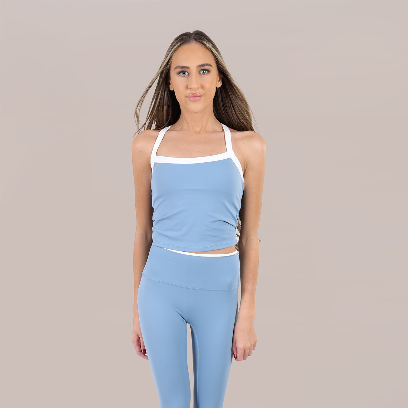 FIA ACTIVE STRIPE VEST - BLUE