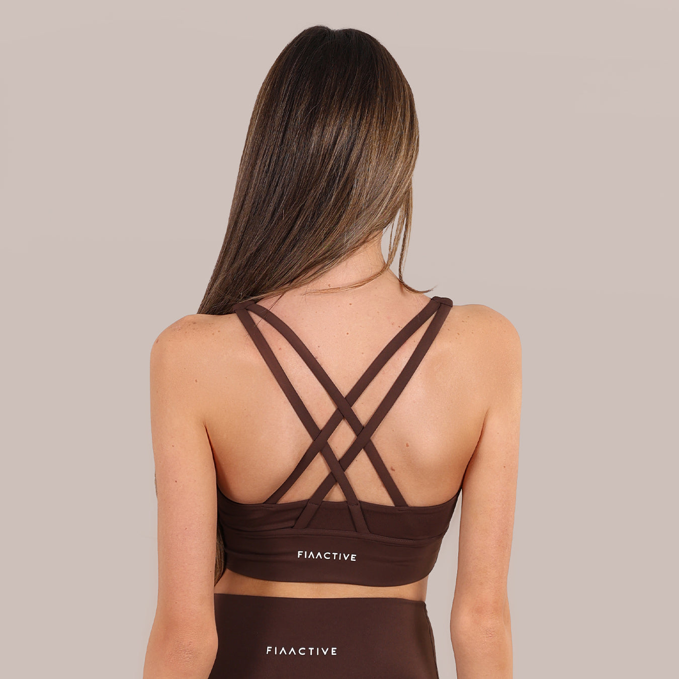 FIA ACTIVE BRA - BROWN