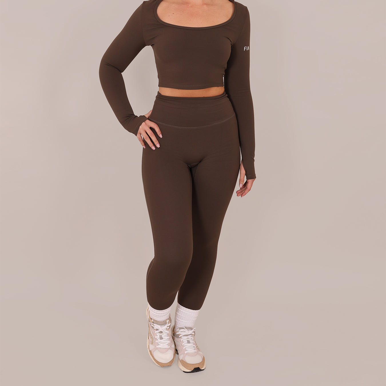FIA LUNA YOGA LEGGINGS - BROWN