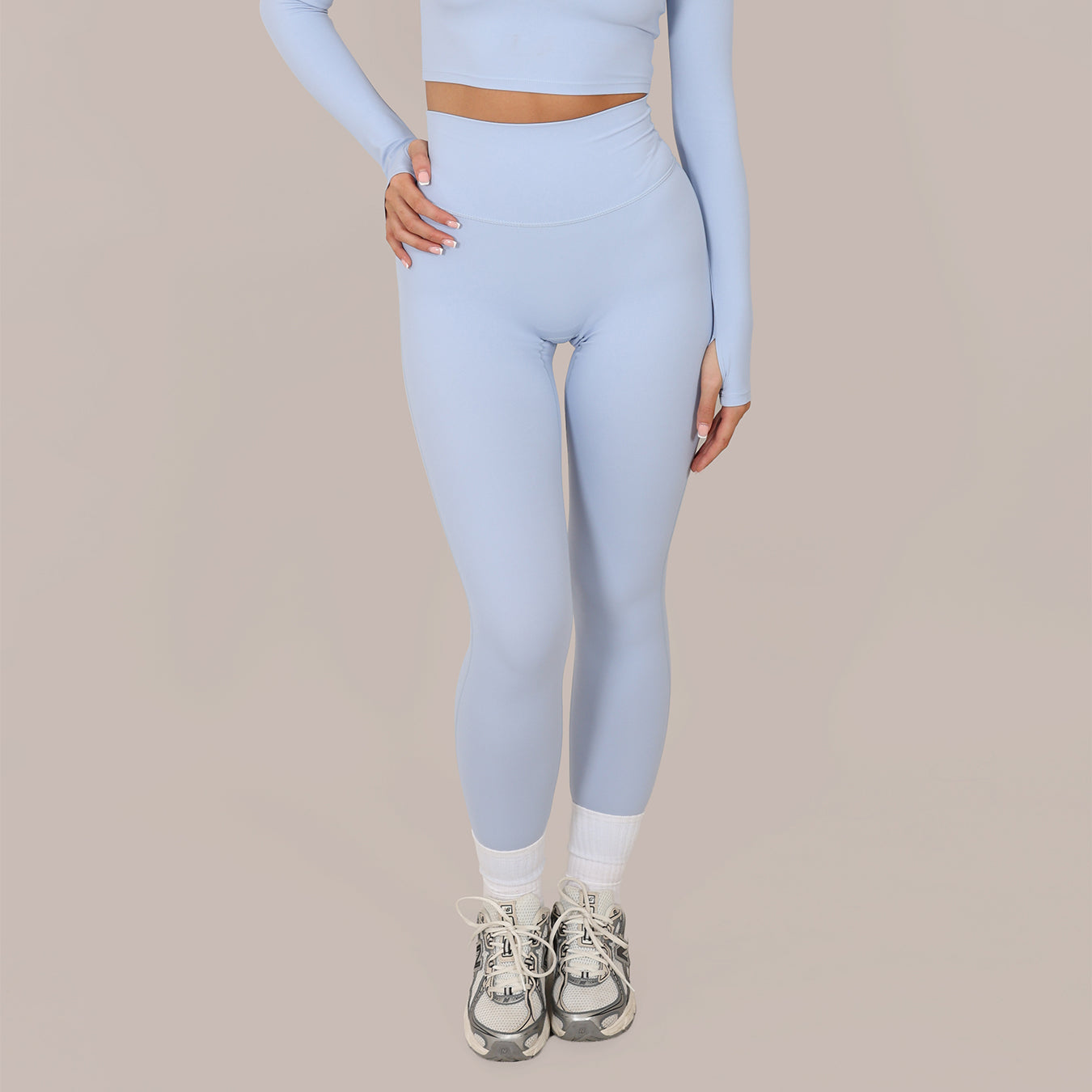 FIA LUNA YOGA LEGGINGS - POWDER BLUE